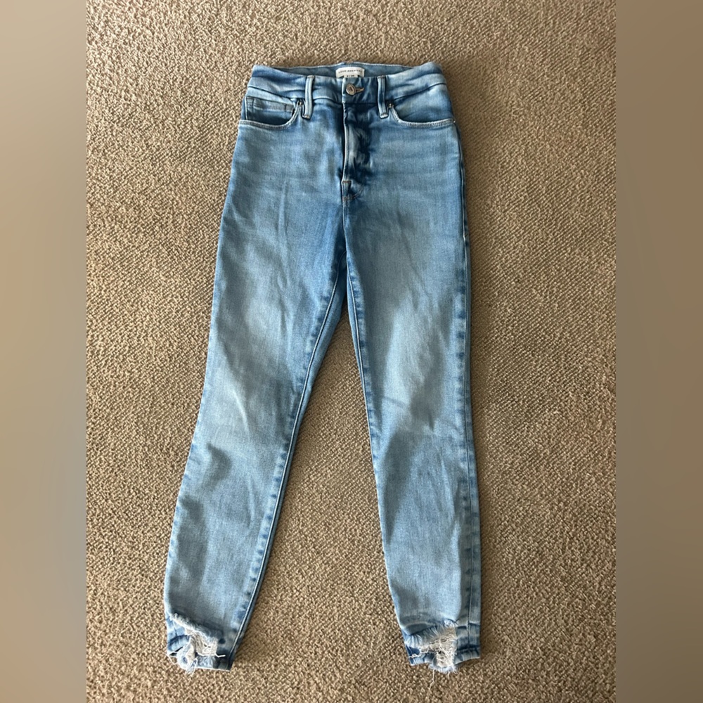 Good America
Good Waist Skinny cropped Jeans